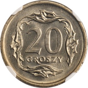 20 groszy 1990 - NGC MS68