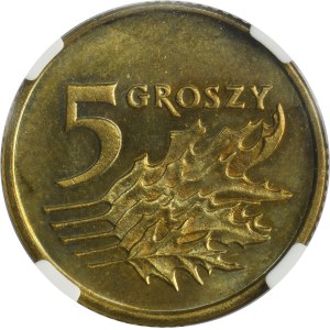 5 groszy 2000 - NGC MS65