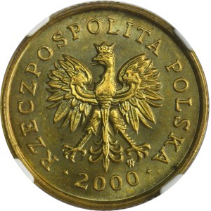 5 groszy 2000 - NGC MS65