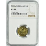 5 groszy 2000 - NGC MS65