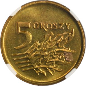 5 pennies 1993 - NGC MS66