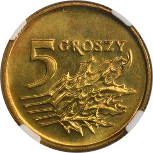 5 pennies 1993 - NGC MS66