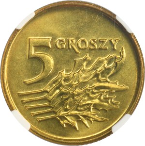 5 pennies 1993 - NGC MS66