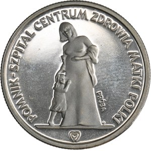 PRÓBA NIKIEL, 200 złotych 1985 Pomnik-Szpital Centrum Zdrowia Matki Polki