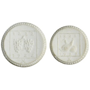 Set, Germany, Saxony, 75 Pfennig and 1 Mark (2 pcs.)