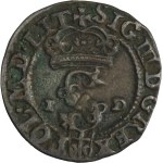 Sigismund III Vasa, Schilling Olkusz 1590 ID - RARE, ex. Kalkowski
