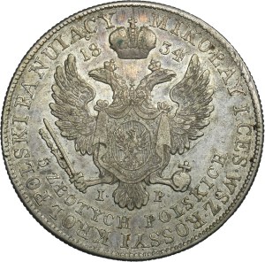Kingdom of Poland, 5 zloty Warsaw 1834 IP