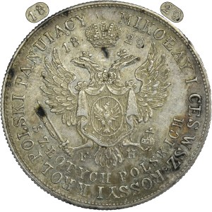 Kingdom of Poland, 5 Zloty Warsaw 1829 FH - RARE
