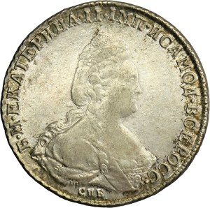 Russia, Catherine II, Rouble Petersburg 1792 СПБ ЯА