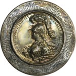 Russia, Silver Snuffbox with a Medallion of Catherine II