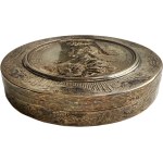 Russia, Silver Snuffbox with a Medallion of Catherine II