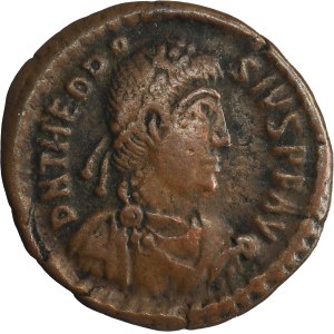Roman Imperial, Theodosius I, Follis