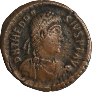 Roman Imperial, Theodosius I, Follis