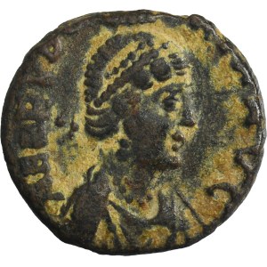 Roman Imperial, Aelia Eudoxia, Follis