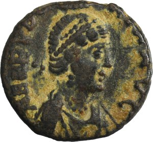 Roman Imperial, Aelia Eudoxia, Follis
