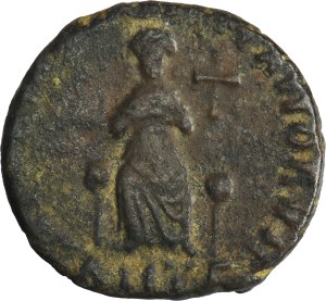 Roman Imperial, Aelia Eudoxia, Follis