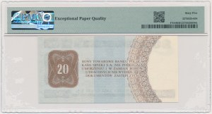Pewex, 20 dolarów 1979 - HH - PMG 65 EPQ
