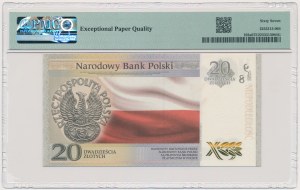 20 złotych 2018 - 100-lecie odzyskania Niepodległości - PMG 67 EPQ