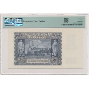 20 złotych 1940 - K - PMG 66 EPQ