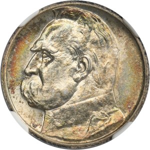 Piłsudski, 2 złote 1934 - NGC MS62