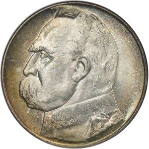 Piłsudski, 10 złotych 1939 - NGC MS63
