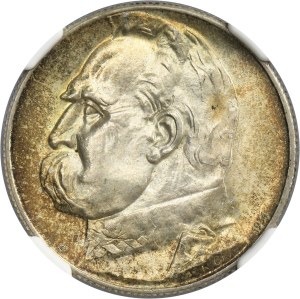 Piłsudski Strzelecki, 5 złotych 1934 - NGC MS63+