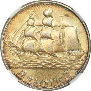 Sailing ship, 2 gold 1936 - NGC MS62