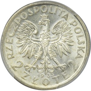 Głowa Kobiety, 2 złote 1933 - PCGS MS62