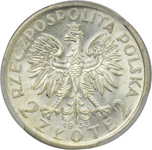 Head of a Woman, 2 gold 1933 - PCGS MS62