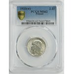 Głowa Kobiety, 2 złote 1933 - PCGS MS62