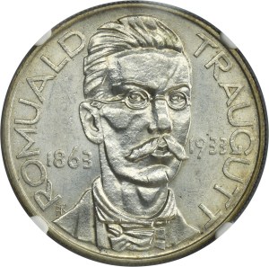 Traugutt, 10 złotych 1933 - NGC MS62