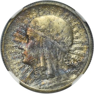 Głowa Kobiety, 2 złote 1932 - NGC MS62