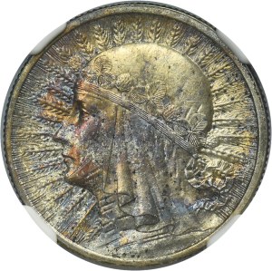 Głowa Kobiety, 2 złote 1932 - NGC MS62