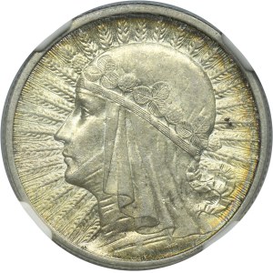 Głowa Kobiety, 2 złote 1933 - NGC MS63