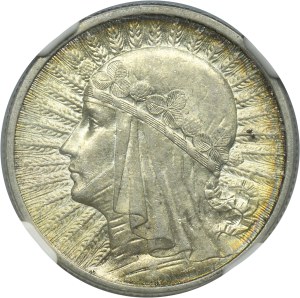 Głowa Kobiety, 2 złote 1933 - NGC MS63