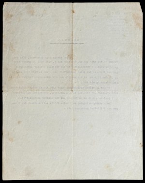 C. G. Schon, Sosnovice, labor certificate 1915.