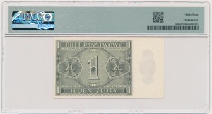 1 złoty 1938 - IŁ - PMG 64
