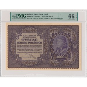1.000 marek 1919 - I Serja AU - PMG 66 EPQ