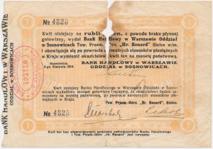 Sosnowice, Bank Handlowy, Towarzystwo Przemysłowo-Górnicze 