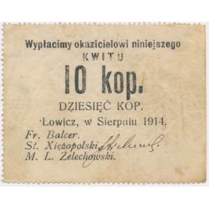 Łowicz, 10 kopiejek 1914