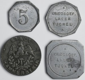 Set, Poland, Tuchel, Bütow and Hammerstein, Notgeld (4 pcs.)
