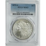 USA, 1 Dollar San Francisco 1879 S - Morgan - PCGS MS63