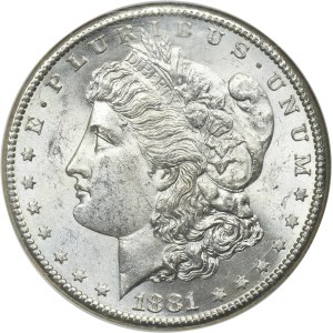 USA, 1 Dollar San Francisco 1881 S - Morgan - NGC MS63