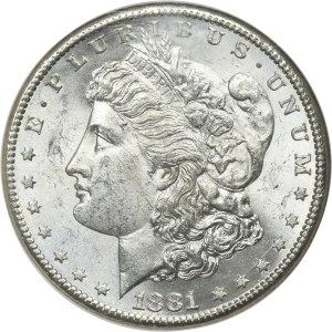 USA, 1 Dollar San Francisco 1881 S - Morgan - NGC MS63