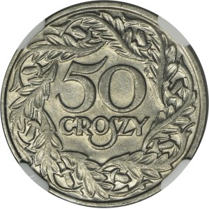 50 groszy 1923 - NGC MS62