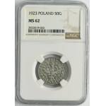 50 groszy 1923 - NGC MS62