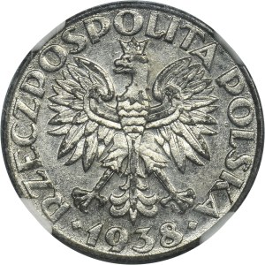 German Occupation, 50 groschen 1938 - NGC MS62