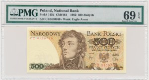 500 gold 1982 - CZ - PMG 69 EPQ
