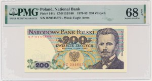 200 gold 1982 - BZ - PMG 68 EPQ