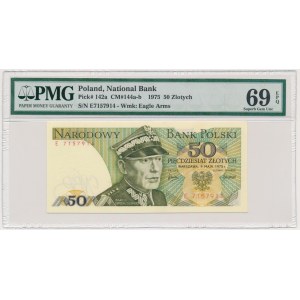 50 złotych 1975 - E - PMG 69 EPQ